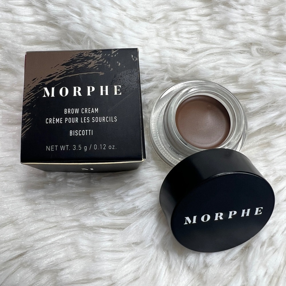 Morphe Brow Cream Biscotti 3.5g‎ 0.12oz High Pigment Eyebrow Pomade Matte Finish